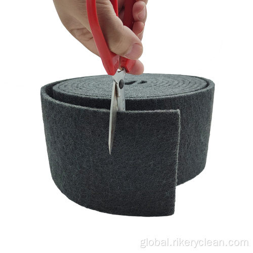 Abrasive Cleaning Pads Black Heavy Duty Abrasive Scrubbing Pad Roll Manufactory